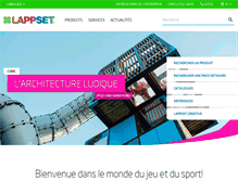 Tablet Screenshot of lappset.fr